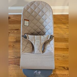 Babybjorn Bouncer Cotton Classic Quilt Sand Gray